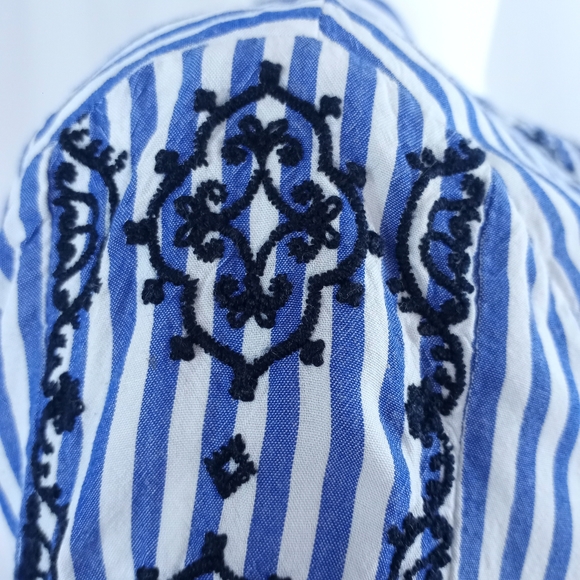 LOFT Boho Embroidered Top - Picture 5 of 8